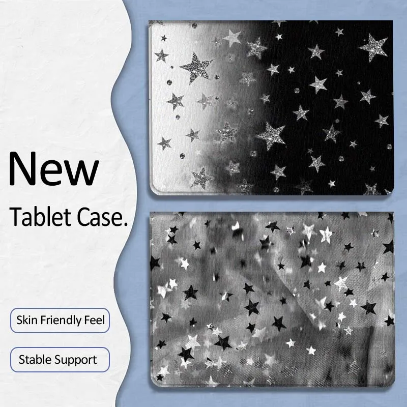 

Luminous Art Five-Pointed Star For Samsung Galaxy Tab A7 A A8 A9 A11 S6 S11 10.1 10.4 10.5 Inch Lite PLus Soft Tablet Case Gift