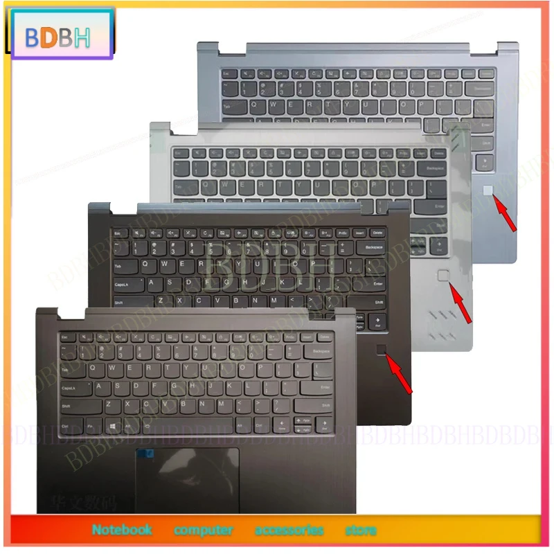 For Lenovo YOGA 530-14 530-14IKB 530-14ARR Flex6-14 1470 1480 laptop palm rest keyboard upper cover case
