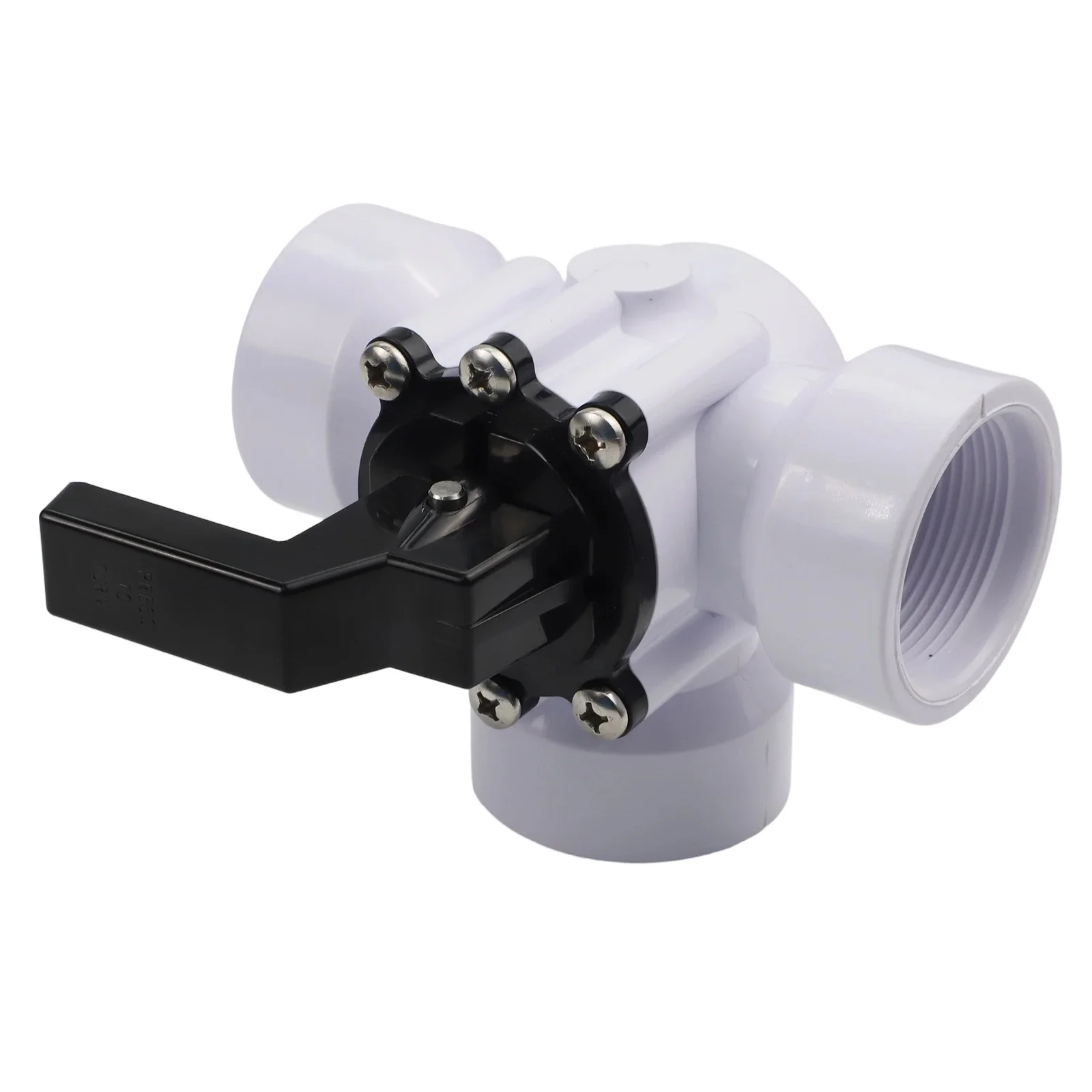 3 Way Pool Pump Valve Water Flow Control 3-Way Shutter Valve Compatible With Pool Equipment Efficient Water Management