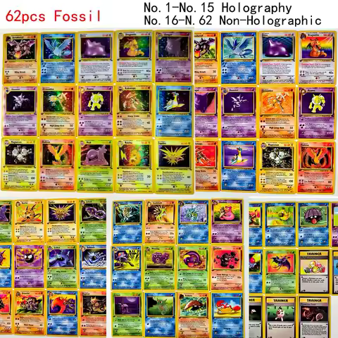 Pokémon Foil 33 Packs 1ST Edition Classic Base Set Proxy Cards PKM Games Board Games Whole Set Card Collection Toys Gift - AliExpress 26