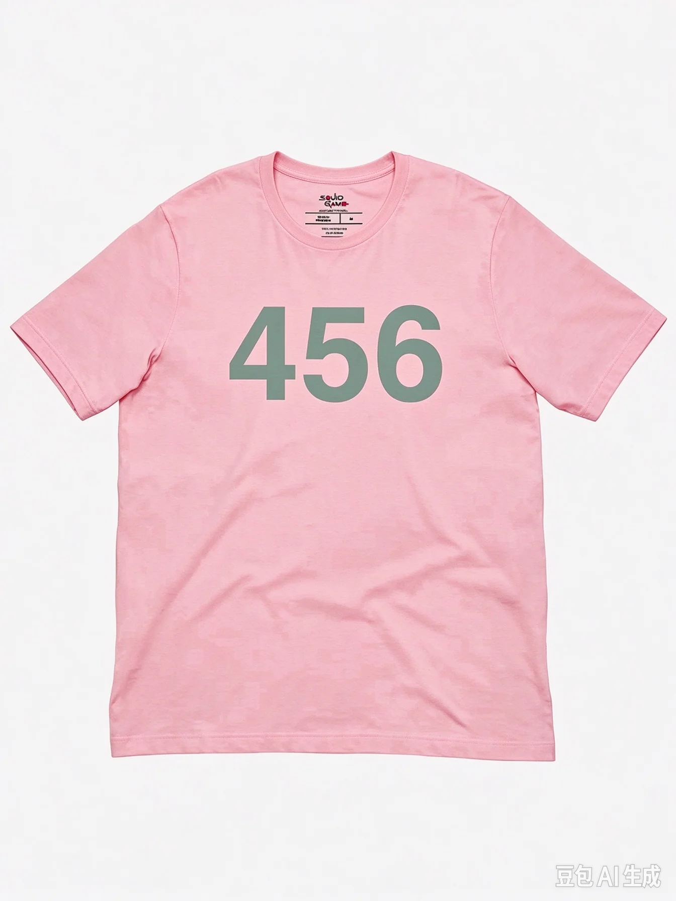 Squid Game 456 Number Graphic T-shirt Unisex TV Show Fans Short Sleeve Casual Oversized Tops Men Women Basic Tee