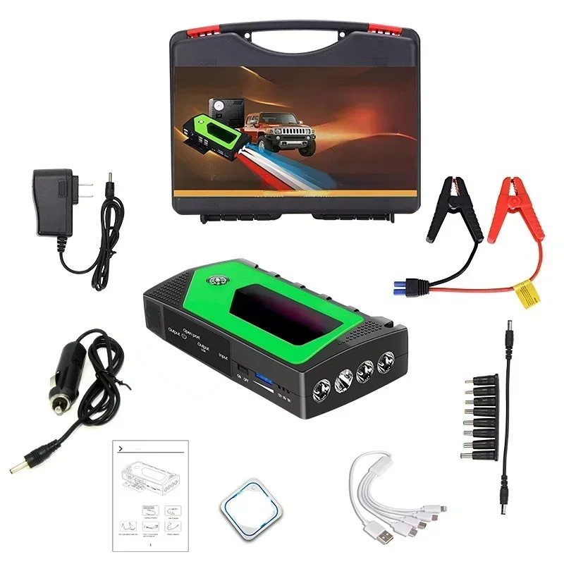 

New Battery Booster Car Jump Starter 99800mAh 12 Large Capacity Mobile Power Supply For V Emergency Car Booster Car Charger Star