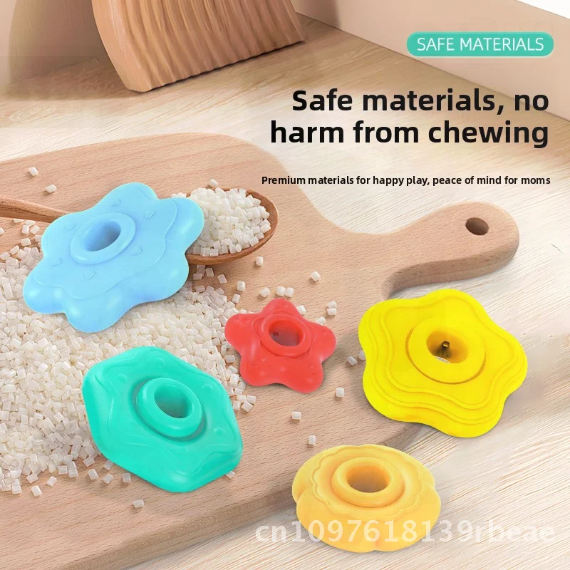 Educational Rainbow Rotating Tower Stacking Toy with Music for Babies 1-2 Years Old Early Learning Color & Shape Development