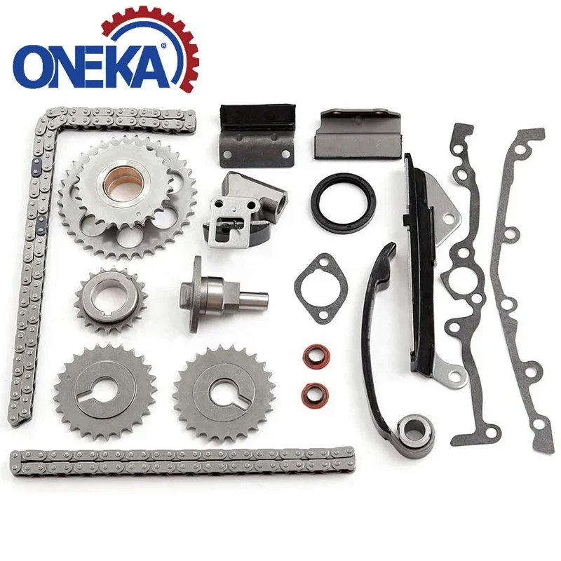 ONEKA Auto Engine Parts 13028-53Y00 13070-53Y13 13085-0M300 Tensioner Pulley VVT Sprocket VVT Timing Chain Kit for Chevrolet VW