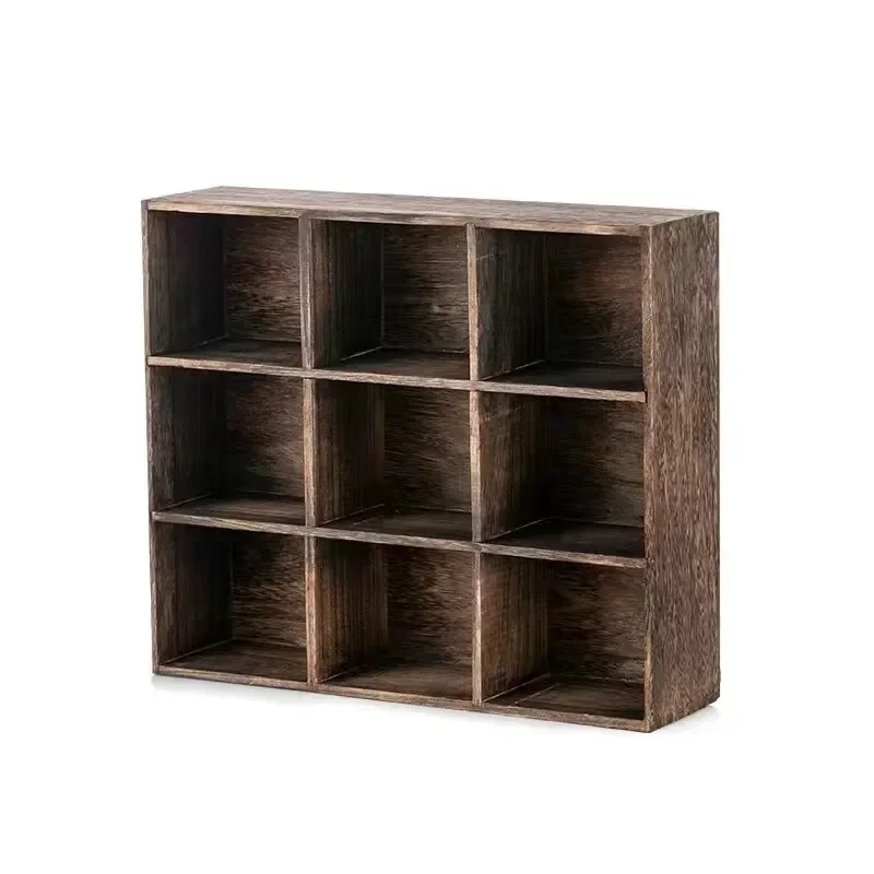 Modern Minimalist Solid Wood Cup Holder Desk Organizer Tea Storage Rack Elegant Home Solution Stylish Tea Stand Multi-functional