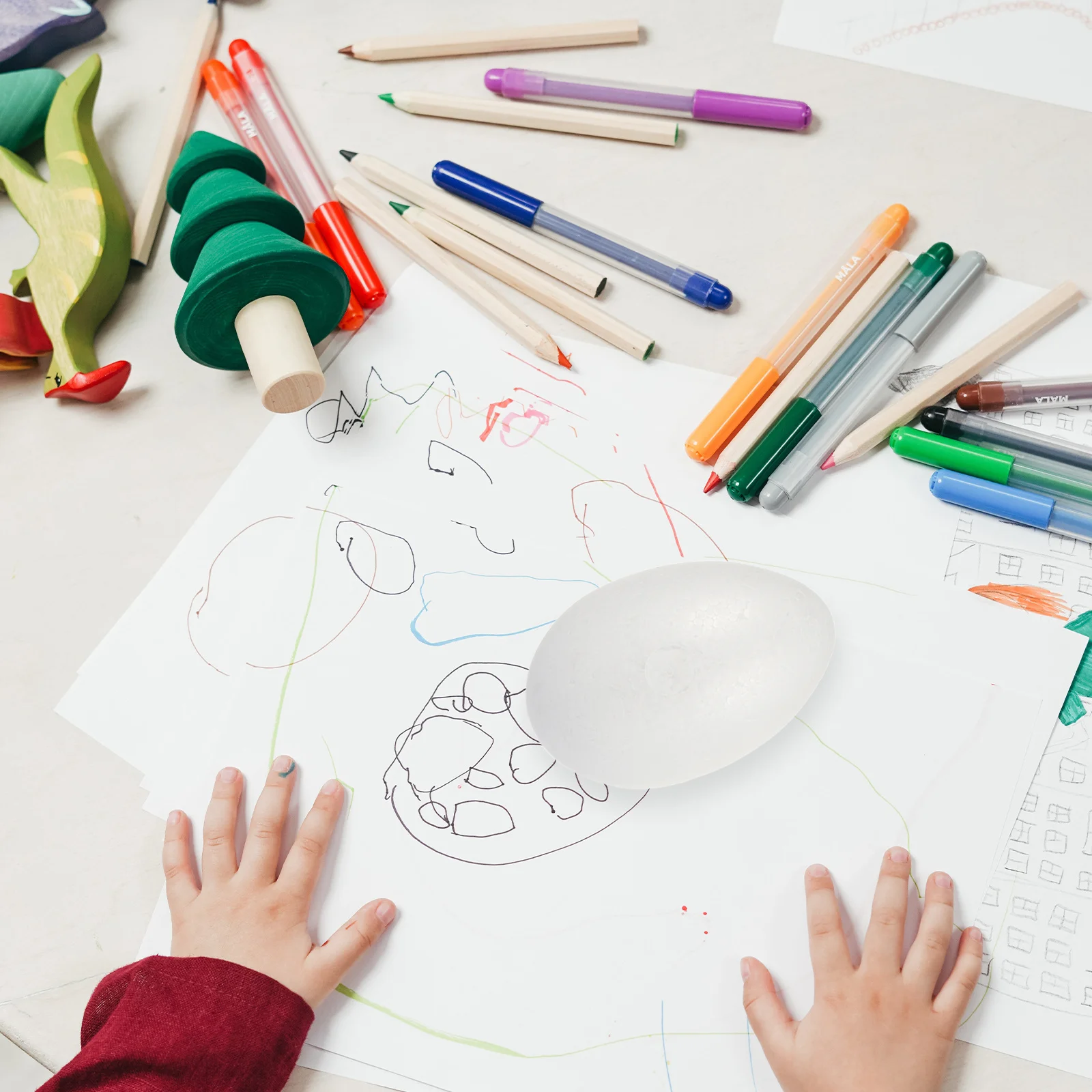 10 stuks DIY schuim holle paaseieren ongeverfd lichtgewicht kinderen ambachtelijke zelfgemaakte decoraties DIY schuim holle eieren kinderen speelgoed