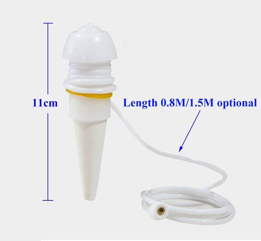 2Pcs Ceramic Self Watering Spikes Automatic Plant Drip Irrigation Water Stake For Garden Vegetable Garden Drip Watering System