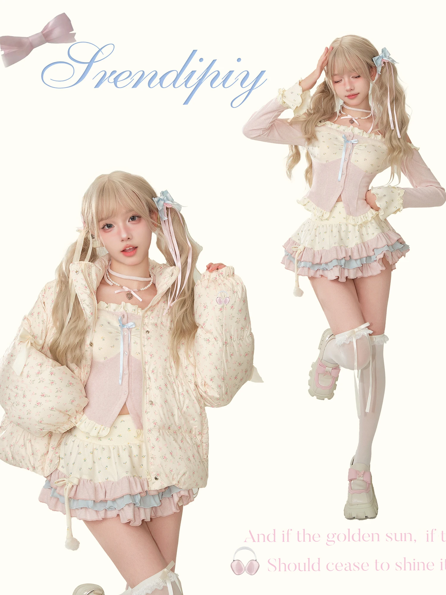 

Ранняя осень, женский комплект из джата и брюк с цветочным принтом, розовая хлопковая верхняя одежда для девочек-подростков, сухая зимняя одежда