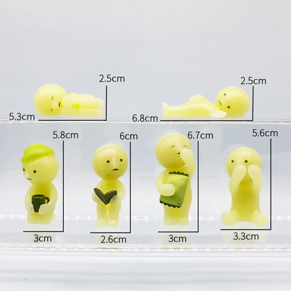 SMISKI Blind Box Neue Heiße Niedliche Mini-Figur Mehrere Serien Nachtleuchtende Puppe Schreibtisch-Deko Überraschungsspielzeug Geschenk – Detail 12