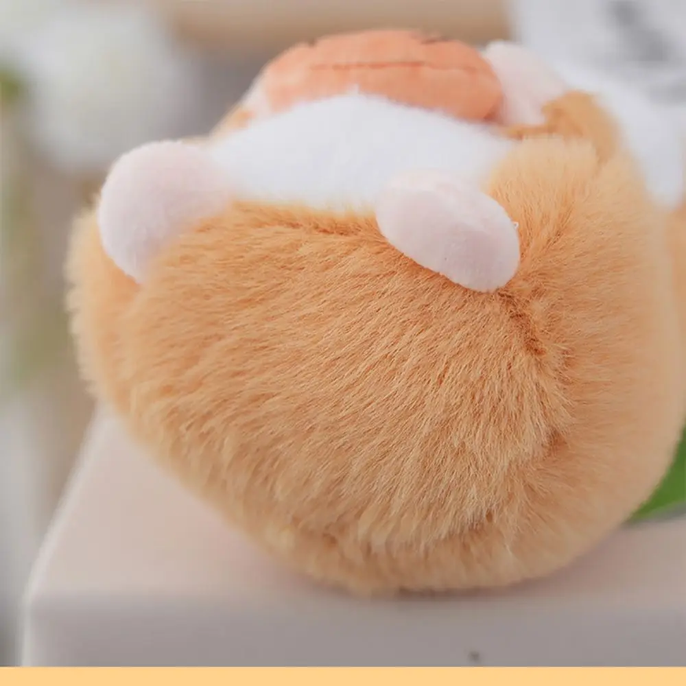 Cute Cartoon Hamster Keychian Pendant Hairry Multicolor Backpack Pendant 13cm Animal for Girls
