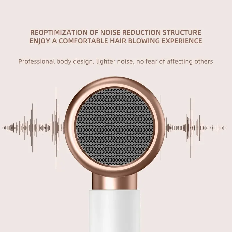 Professional Hair Dryer Hot Cold Wind Air Brush Hairdryer Negative Lonic Blow Dryer  Strong PowerDryer Salon Tool 2000W 3th Gear