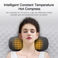 Oreiller de massage du cou chauffant et vibrant pour protéger la colonne cervicale et aider à résoudre les problèmes de sommeil 4
