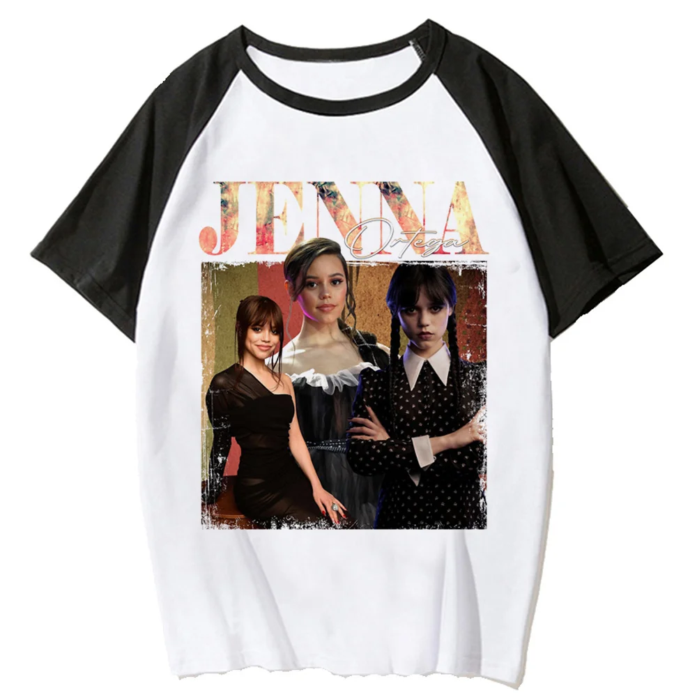 

Jenna Ortega t-shirts women funny tshirt girl graphic anime comic clothes