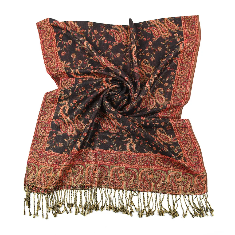 Kadınlar için Paşmina Şal Pais - Go Ethnic Fashion incelemesi ve fiyatı