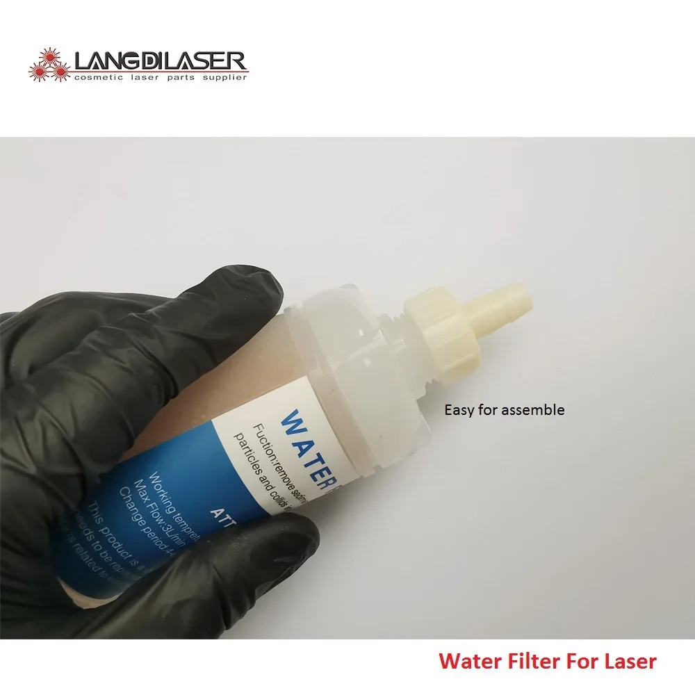 Filter-With-Ionic-Exchange-Resin-Inside / Softening Water Quality / For Laser System Installation