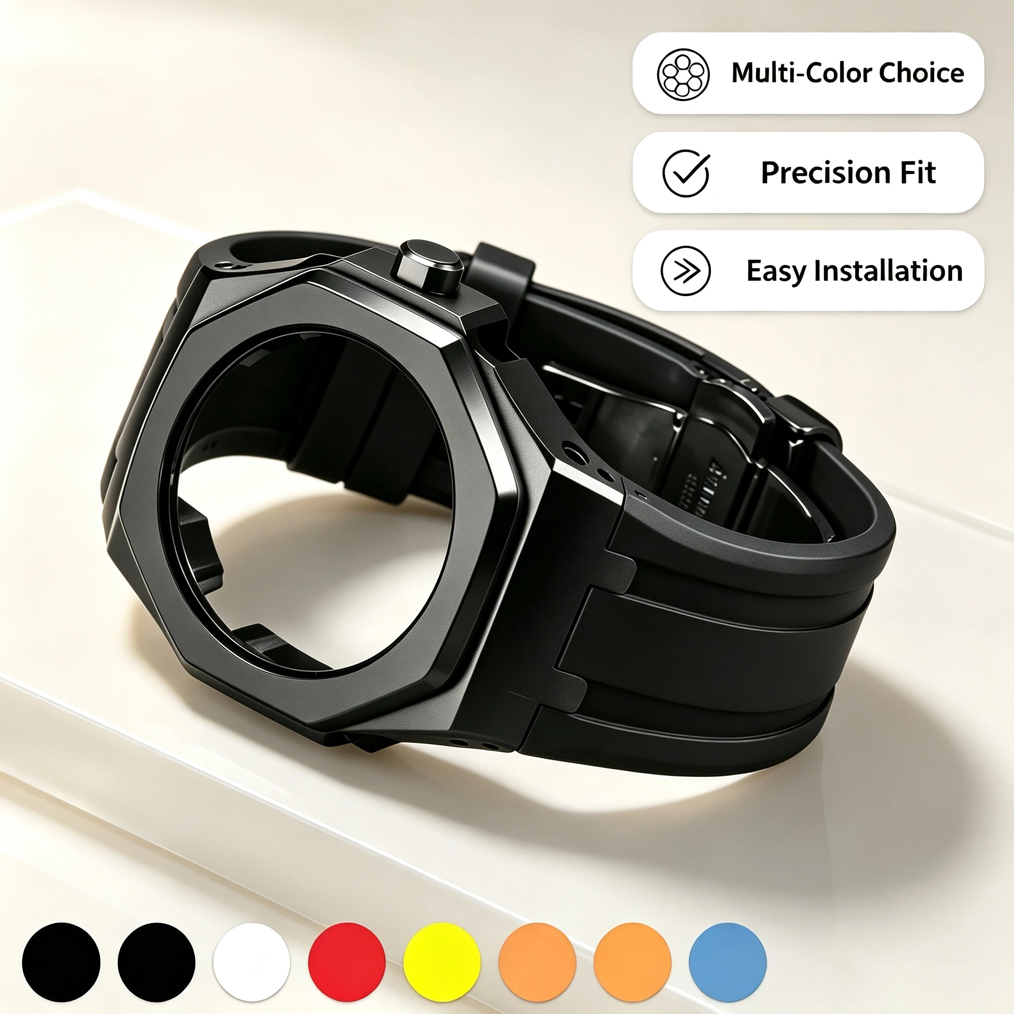 Gen4 Metal Case Bezel Frame GA2100 GAB2100 CasioakMod Kit Modification FrameFor Ga2110 Metal Rubber Strap Accessory Wholesale