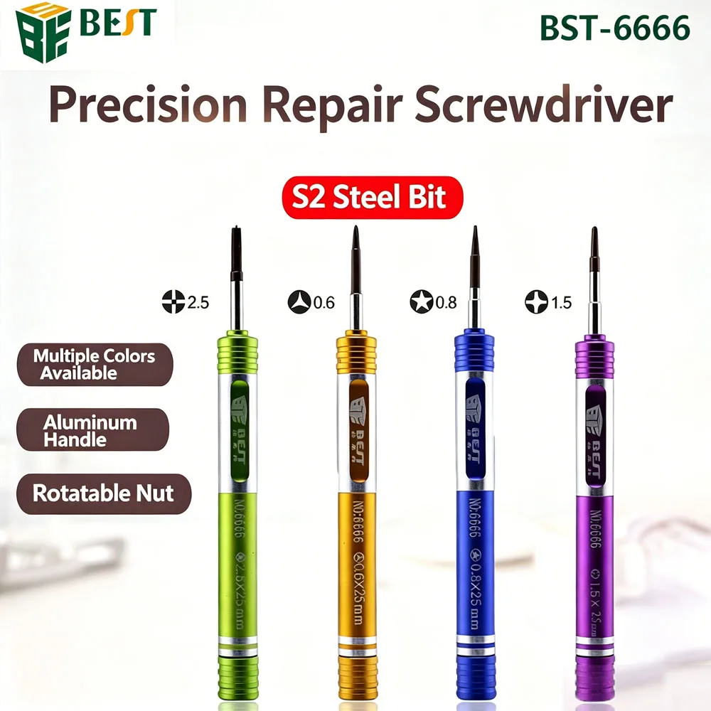1PC Precision Screwdriver P2 0.8 Pentalobe Y0.6 Tri Wing 1.5 Phillips 2.5 Cross for iPhone Samsung xiaomi Repair Hand Tools