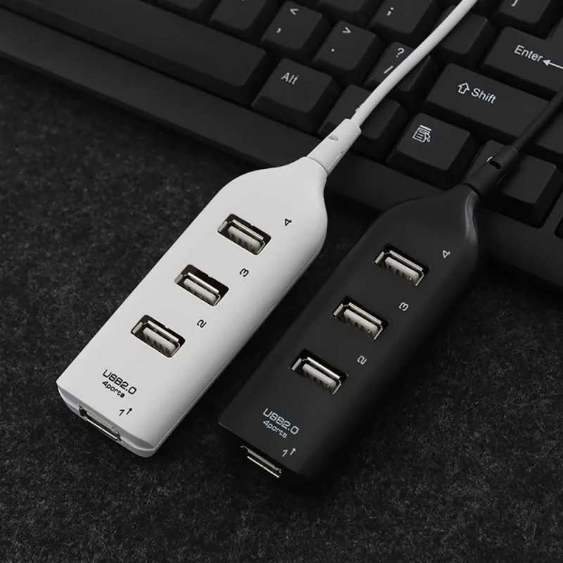 4-портовые концентраторы USB 2.0, мульти-USB-разветвитель, концентратор-расширитель, высокоскоростная передача OTG-адаптер для Macbook Pro, аксессуары для ноутбуков и компьютеров