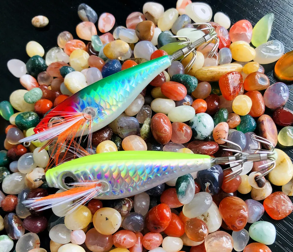 55mm 5,3g UV Horizontal Tintenfisch Jig Leuchtende Meer Angeln Zubehör Künstliche Köder Octopus Köder – Detail 11
