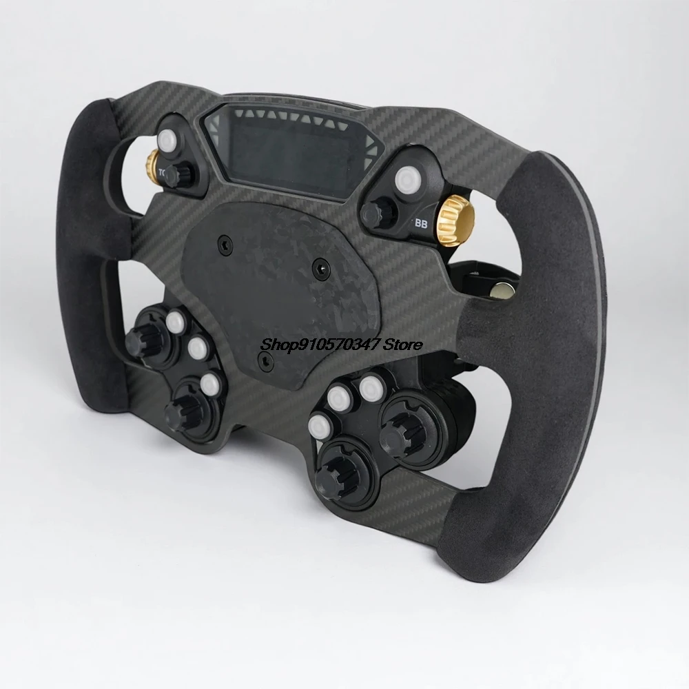 Simulated Racing Game Carbon Fiber 32cm Steering Wheel F1/GT replacement Steering Wheel For MOZA CS PRO Wheel Hub