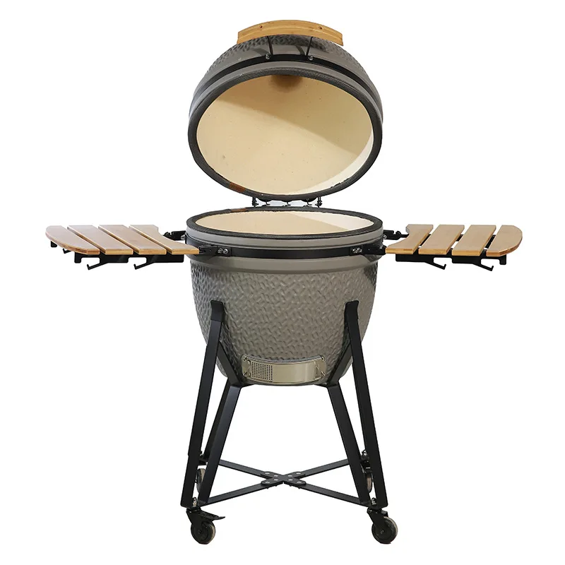 

Outdoor BBQ Restaurant Steak Cuisine Smoked Multifunctional Large 22 Inch Ceramic BBQ Grill
