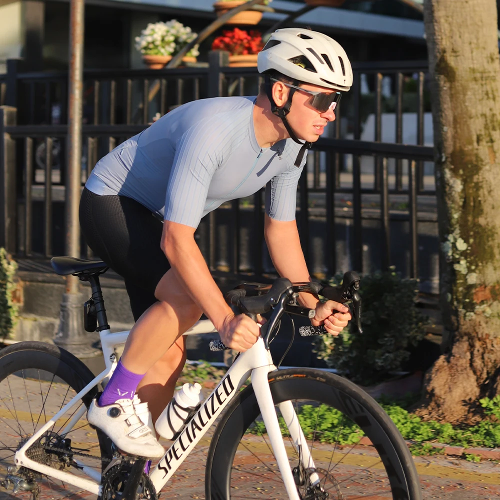 YKYWBIKE Herren-Radtrikot, 2026, Sommer, Rennrad-Shirt, YKK-Reißverschluss, Fahrradtrikot, atmungsaktiv, aerodynamisch, Raglanärmel – Detail 9