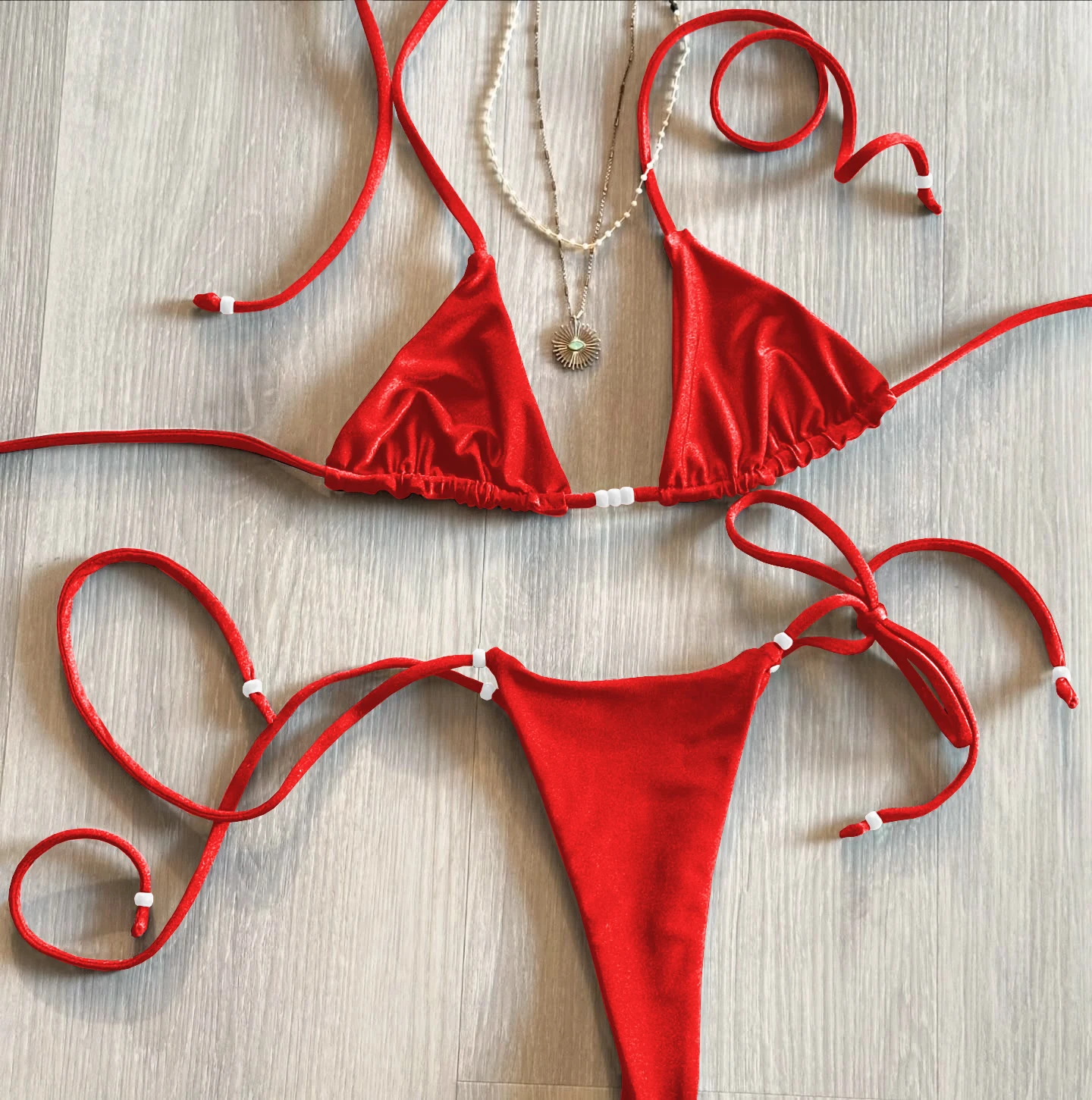 

Push Up Bikini Women 2025 Sexy Swimsuit Shiny Button Swimwear Female Bandeau Biquini Solid Swimming Suit Beachwear Bathingsuit