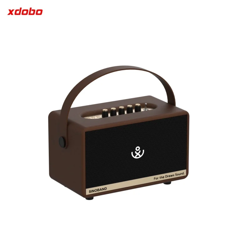2025 Xdobo Mirage Retro Portable Wireless For 5.3 Woofer Speaker 130W Output RGB LED Lighting Outdoor Mobile Phone