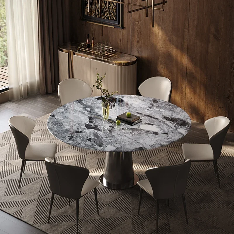 Minimalism Bistro Dining Table Reception Designer Writing Center Dining Table Restaurant Juegos De Comedor Trendy Furniture