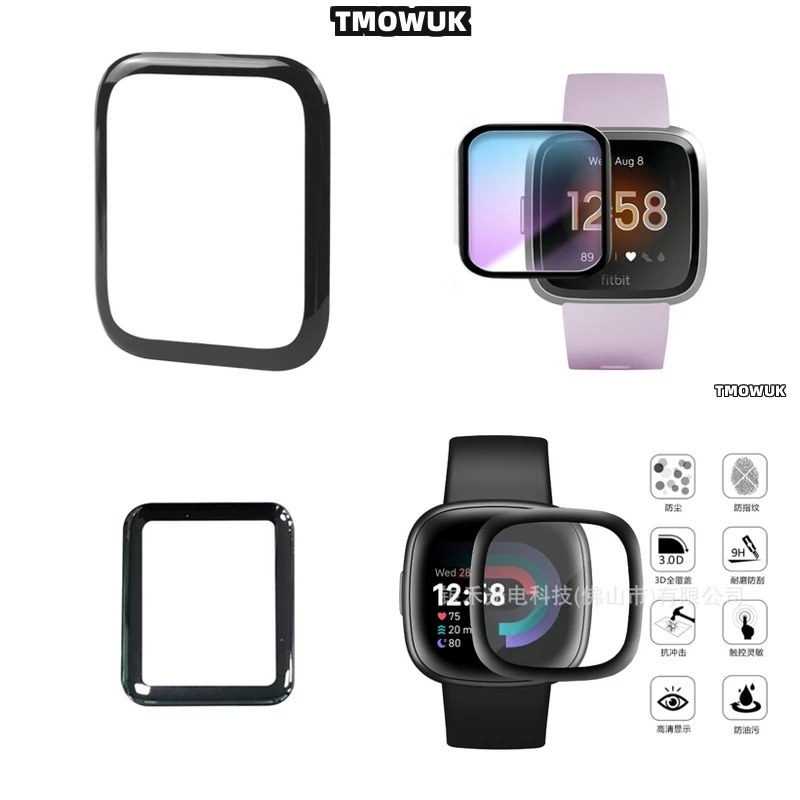 

For Fitbit Sense 2 Versa3 2 4 Inspire 3 Charge 6 5 PMMA Screen Film Soft 3D Curved Anti-Scratch