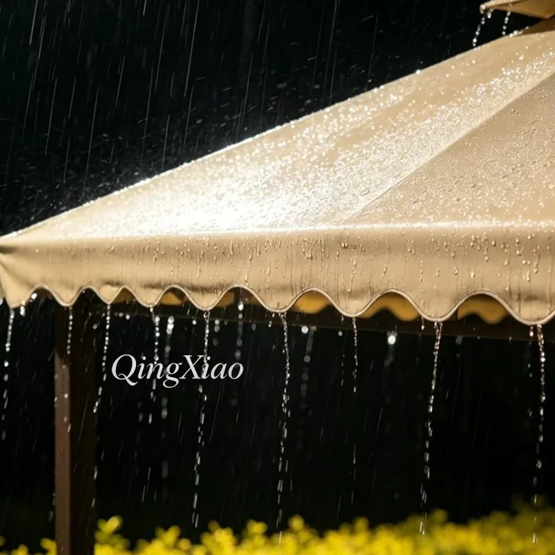 Outdoor Gazebo Patio Canopy Shelter Heavy Duty Backyard Sun Shade Pavilion for Garden Lawn Poolside Summer Leisure Use 3x4m 3x6m