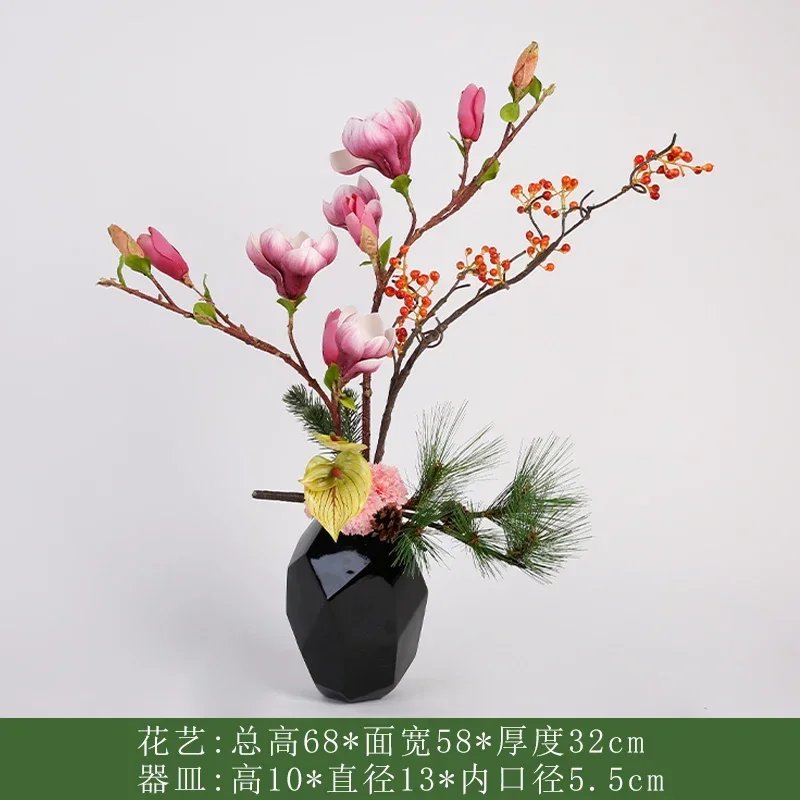 

Floral Ornaments Fake Flower Living Room European Artificial Flower High Quality Dining-Table Decoration Floral Table Top Flower
