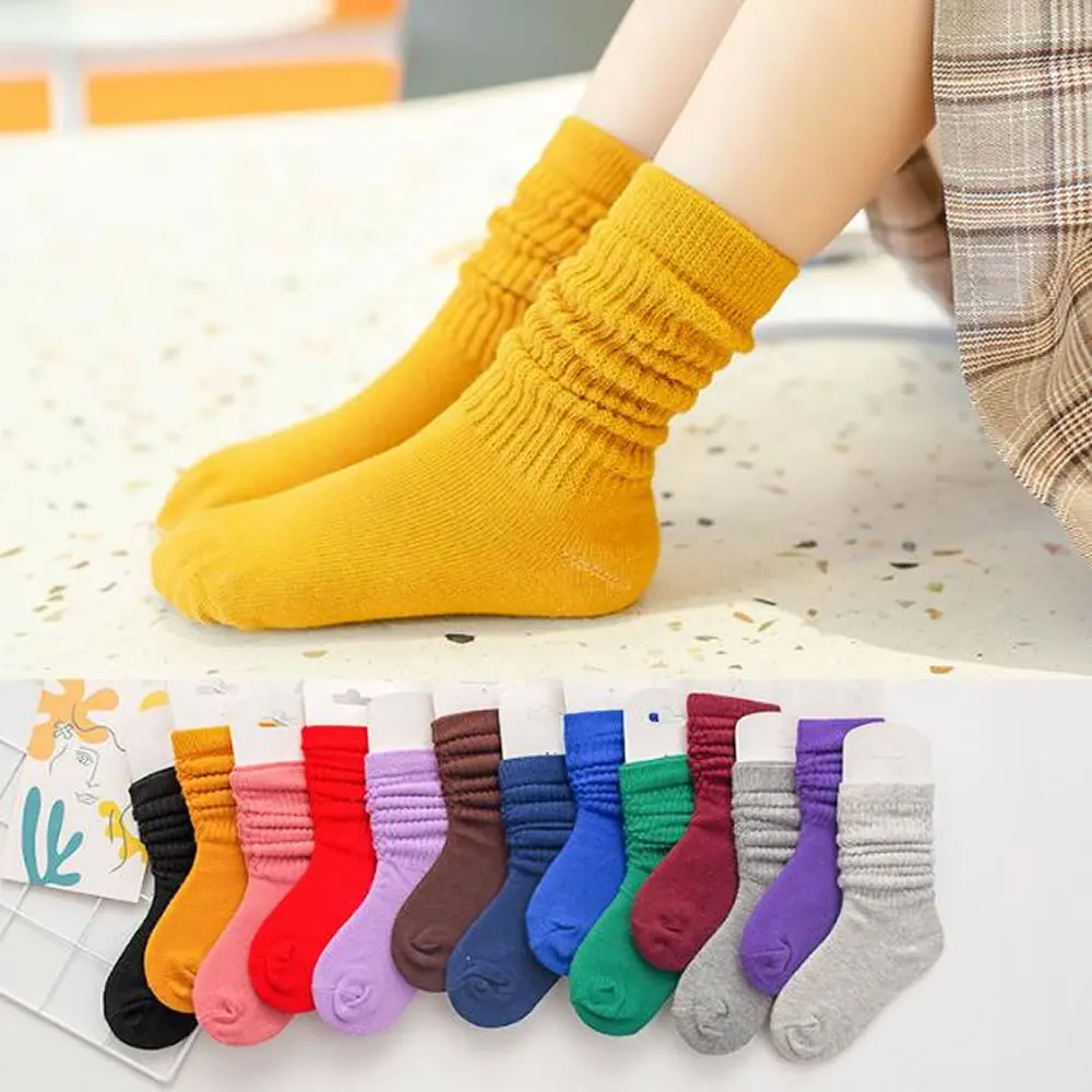 socks for boys and girls in spring and autumn manufacturers wholesale autumn and winter cute style.