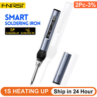 FNIRSI HS01 Portable Soldering Iron PD 65W Adjustable Constant Temperature Smart Soldering Iron Station Welding Repair Tools