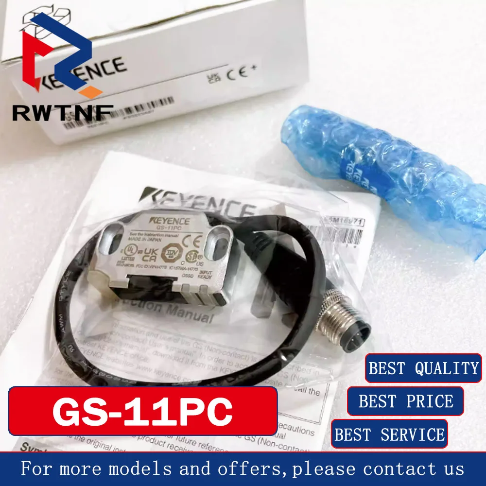 

Brand New Genuine GS-11PC KEYENCE Non-contact sensor for safety door switch 100% original warehouse stock