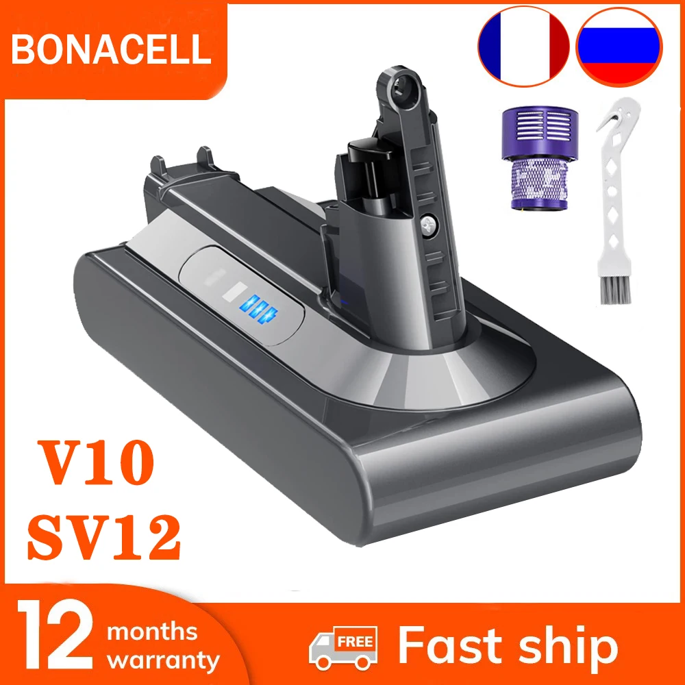 25,2 V 6,0 Ah do akumulatora Dyson V10 Akumulator do odkurzacza Dyson SV12 V10 Absolute V10 Fluffy cyclone V10 Vacuum Cleane 