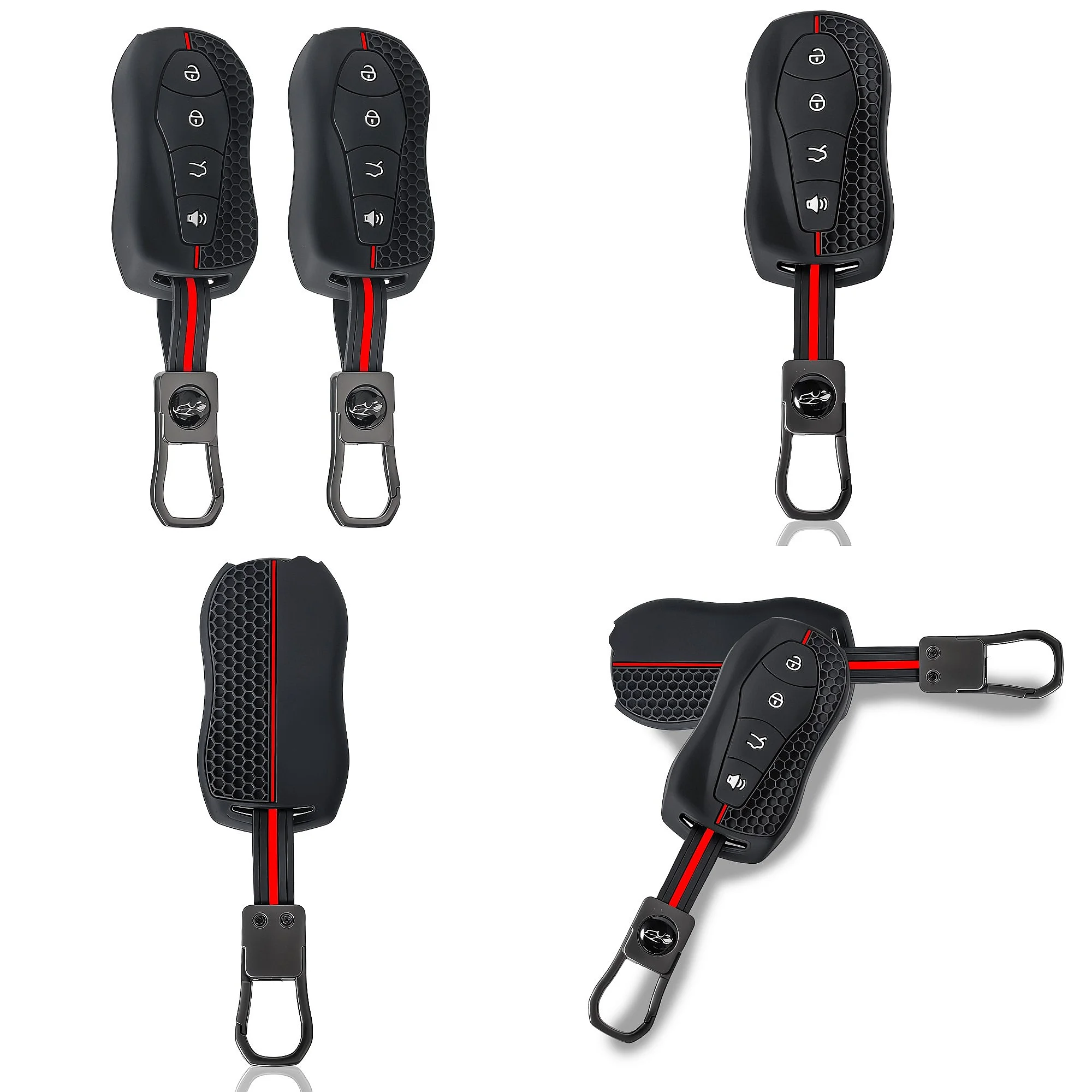 Silicone Car Fob Key Cover Case Protector for Geely Boyue PRO Azkarra FY11 Atlas Pro New Emgrand GS X6 SUV EC7 Keychain