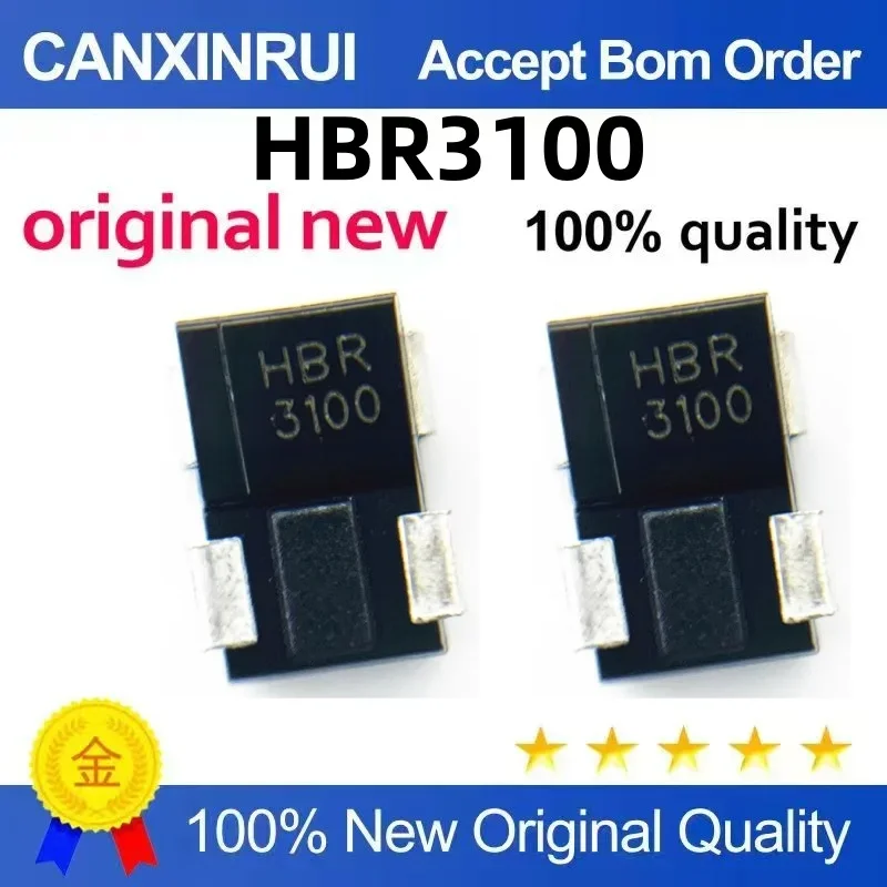 (5-100 pieces) Brand new original HBR3100 packaged SMB Schottky diode spot chip