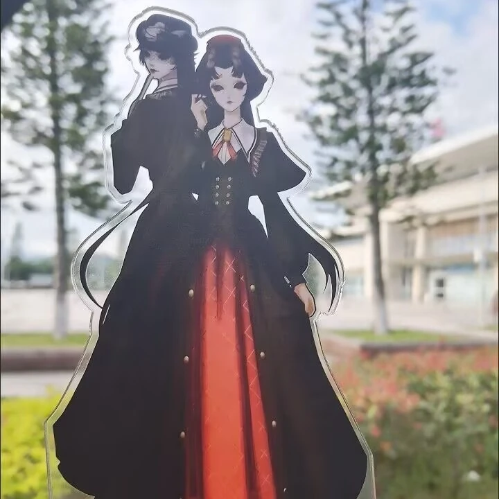 Креативная подставка «Identity V» Academy Series «Красная бабочка», исследователь, морец, оправа стола «Секларин», табличка стоячи