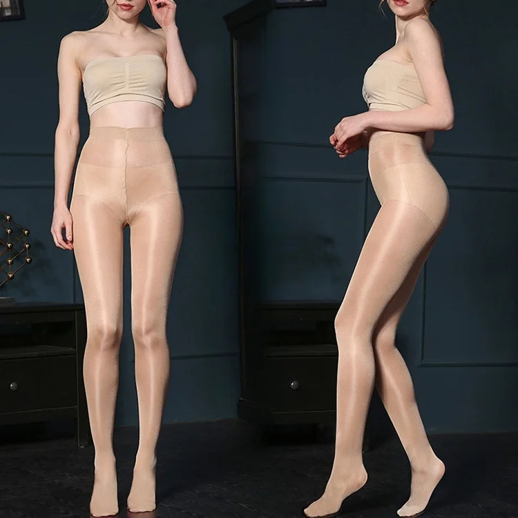 FREEAUCE Oversize สตรี 70D Shining Glossy สะท้อนแสงผ้าไหม Pantyhose Plus ขนาดไนท์คลับพรรคถุงน่องถุงน่อง XXL