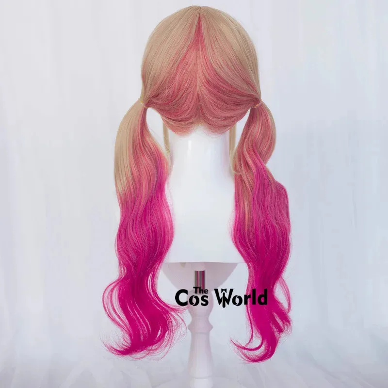 My Dress-Up Darling Kitagawa Marin Cat 60cm Long Wavy Anime Cosplay Wigs Fiber Heat Resistant Synthetic Hair + Wig Cap