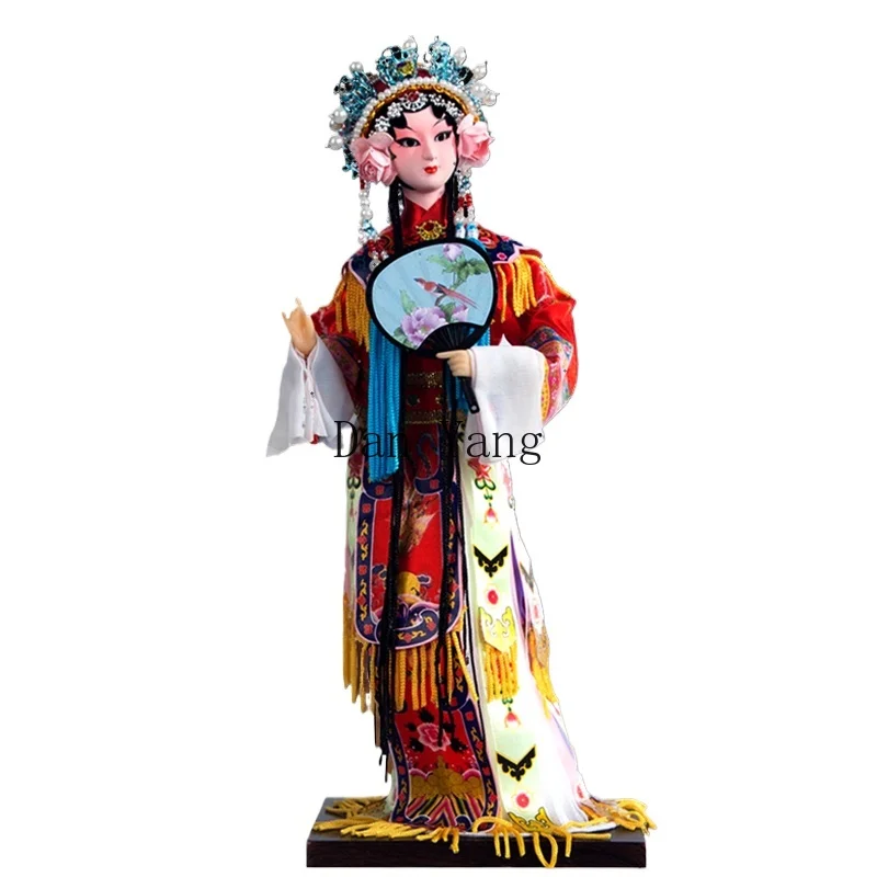 

DY silk people, Chinese style, foreign affairs, cultural and creative gifts, handicrafts, dolls, Peking Opera face ornaments