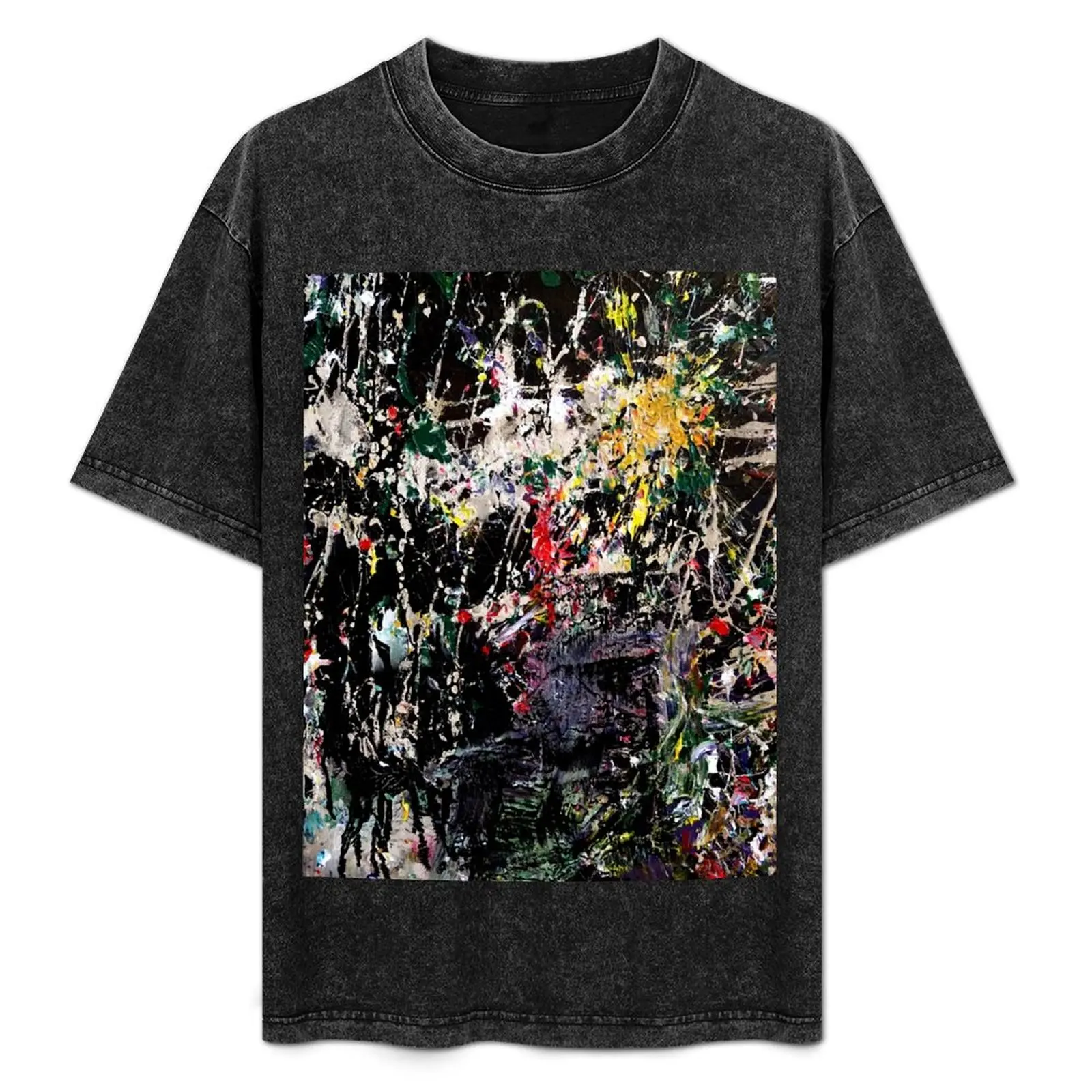 

Splatter T-Shirt Casual Breathable Short Sleeve Top