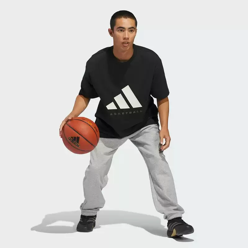 Adidas men's basketball sportswear short-sleeved casual comfortable round-neck short-sleeved T-shirt KB7560