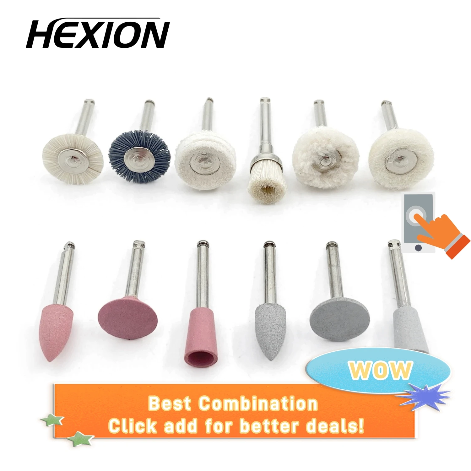Dental-Handschleifer-Handstück, Labor-Mikromotor-Bohrer, Zahnarztgerät, Marathon-Polierer, 35000 U/min, 18/102/204 Griff-Set mit Spitzen – Detail 1