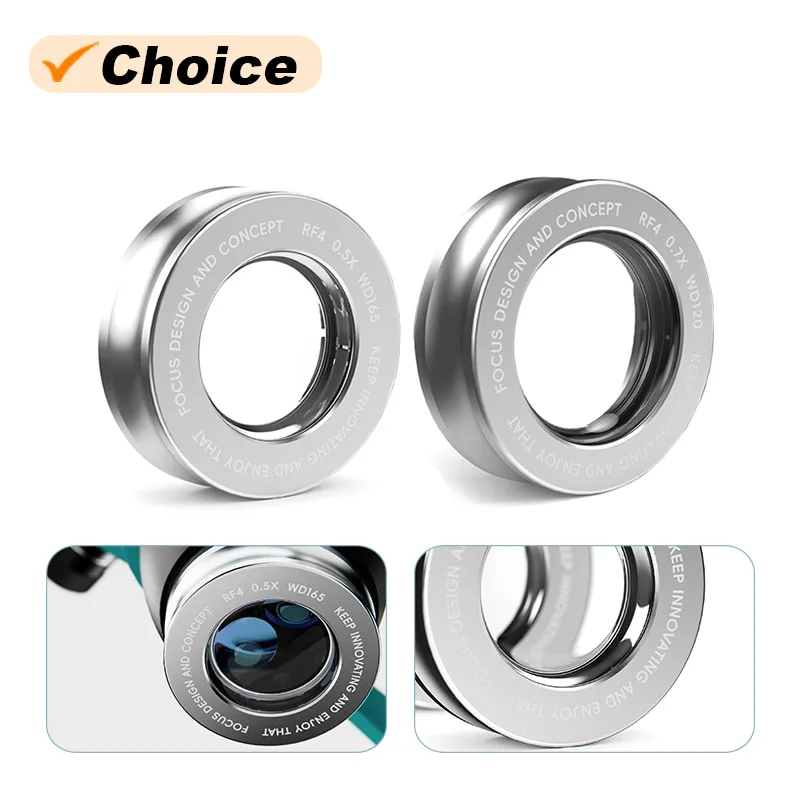 

RF4 0.5X 0.7X серебряные вспомогательные Объективы для тринокулярного стереомикроскопа