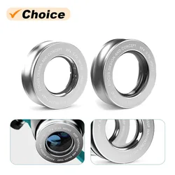 RF4 0.5X 0.7X Silver Auxiliary Objects Lens Microscope Camera Lens For Trinocular Stereo Zoom Microscope Barlow Glass Lens