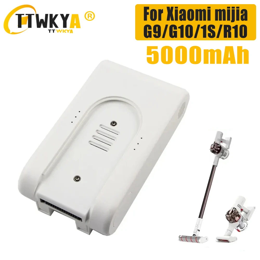 

Original 25.2V 5000mAh Rechargeable Lithium-Ion Battery Pack for Xiaomi Mijia Dreame G9 G10 T10 R10 Wireless Vacuum Cleaner