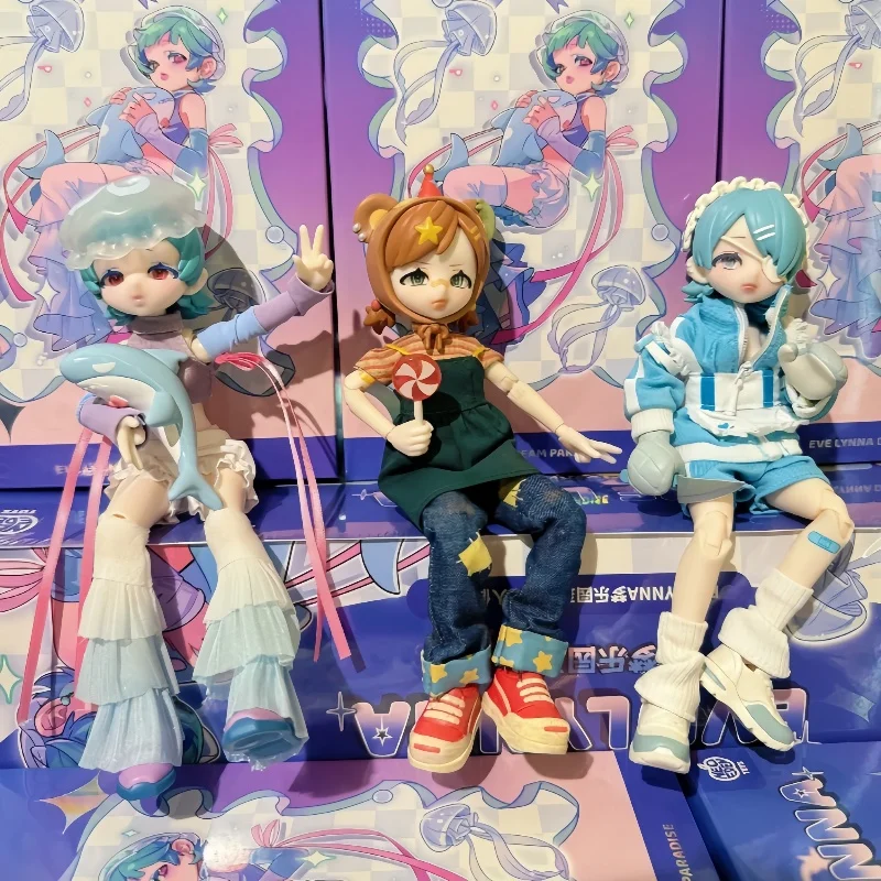 

Eve Lynna Dream Park Series, модная Bjd слепая коробка, кавайная экшн-кукла, кавайная модель, настольные украшения, фигурки, модель, подарки на день рождения