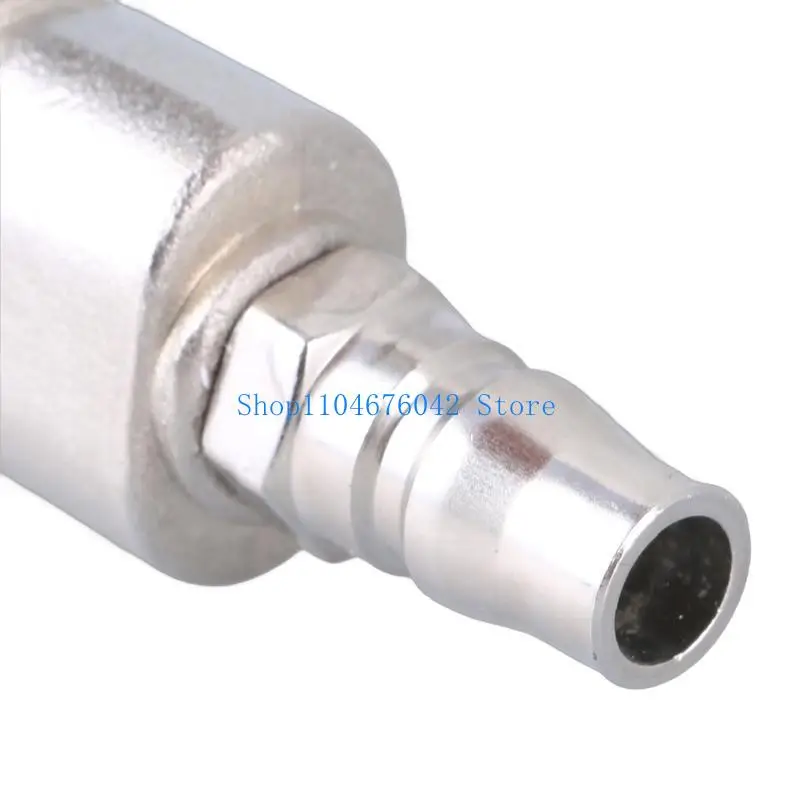 Aluminum Alloy Air Blowing Gun With Copper Nozzle, 11cm Steel Extension and Quick Release Connectors For Easy Use